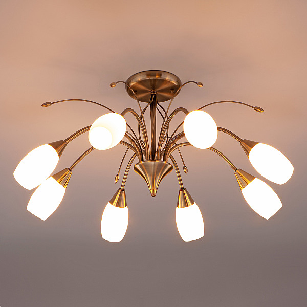 Потолочная люстра Ginevra 30280/8 античная бронза