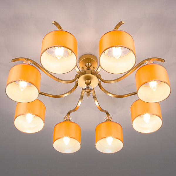 Потолочная люстра Ofelia 60070/8 перламутровое золото