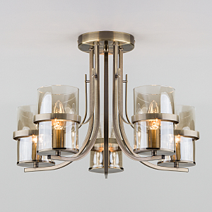 Потолочная люстра Coppa 60085/5 античная бронза