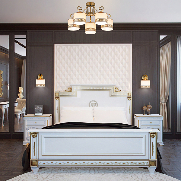 Потолочная люстра Frangia 60086/5 античная бронза