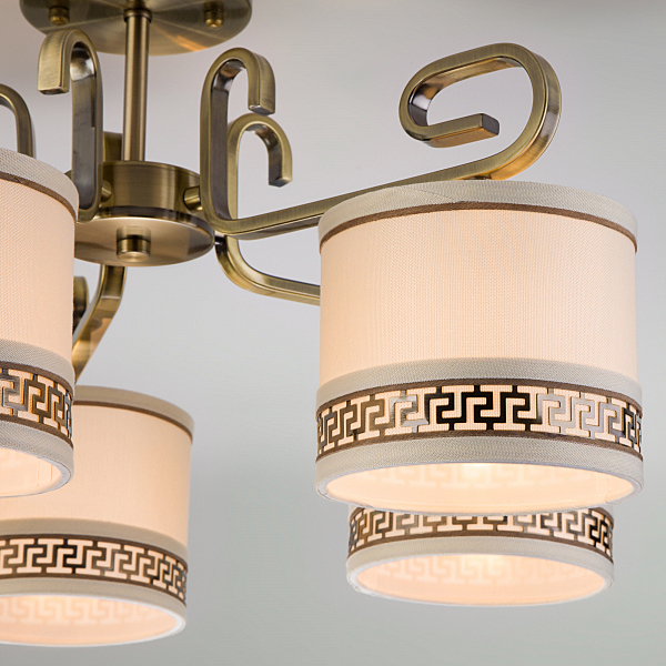 Потолочная люстра Frangia 60086/5 античная бронза