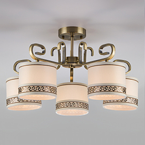 Потолочная люстра Frangia 60086/5 античная бронза
