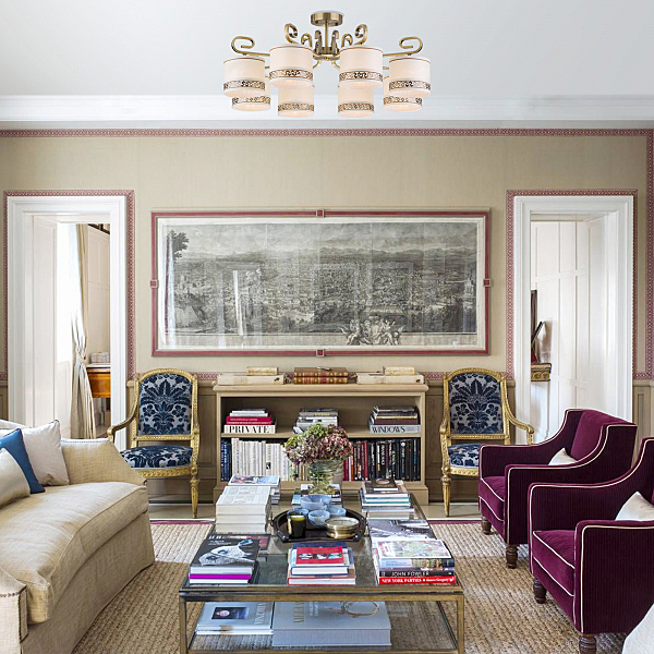 Потолочная люстра Frangia 60086/8 античная бронза