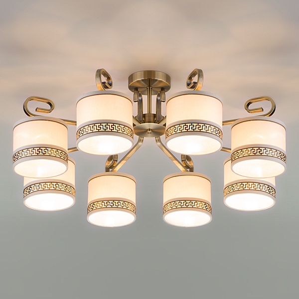 Потолочная люстра Frangia 60086/8 античная бронза