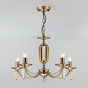 Подвесная люстра Volare 60087/5 античная бронза