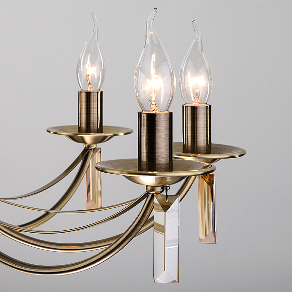 Подвесная люстра Volare 60087/8 античная бронза