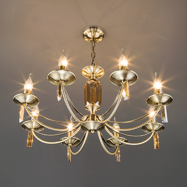 Подвесная люстра Volare 60087/8 античная бронза