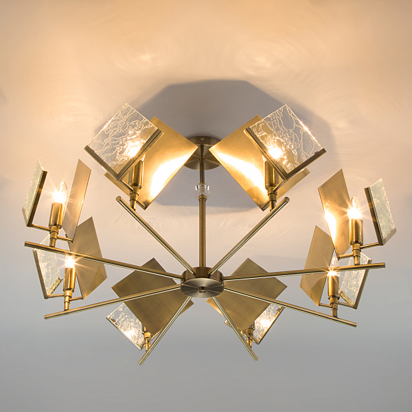 Потолочная люстра Rombo 60110/8 античная бронза