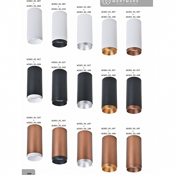 Накладной светильник Stecken WE802.01.027