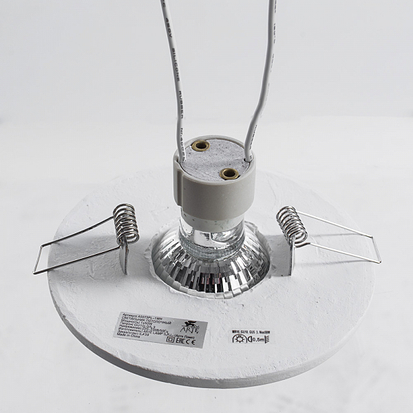 Встраиваемый светильник Arte Lamp CRATERE A5073PL-1WH