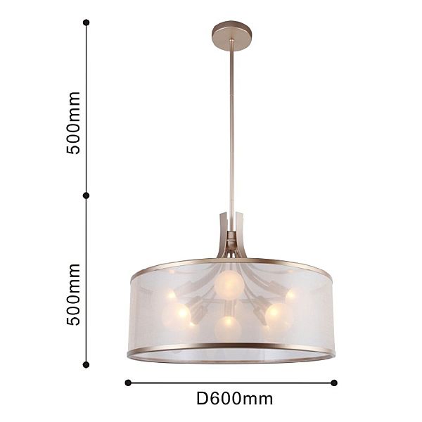 Люстра на штанге Himiko 2551-9P