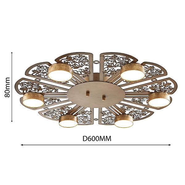 Потолочная люстра Ornamentum 2604-6C