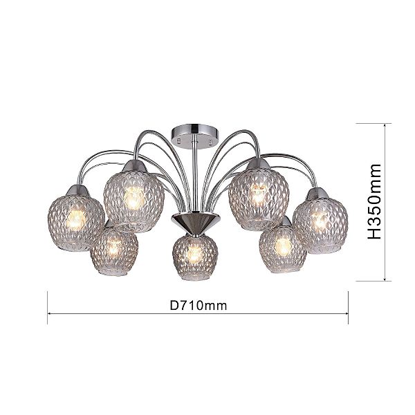 Потолочная люстра Olimp 2540-7U
