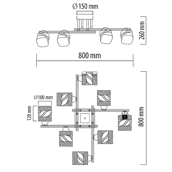 Потолочная люстра Олимпия 638016008