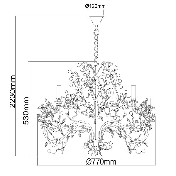 Подвесная люстра Виола 298013209