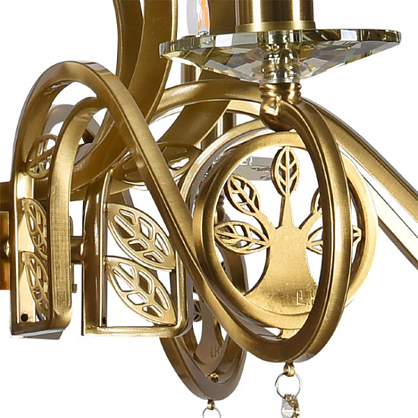 Подвесная люстра Ауэрель 2031/8H-BRGD-CGN