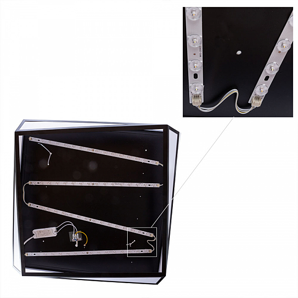 Светильник потолочный Multi-Piazza A1929PL-1BK