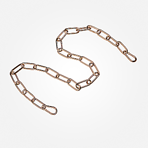 Аксессуар Eurosvet 10301 цепь длиной 1 метр с 2 карабинами золото, арт. 73024