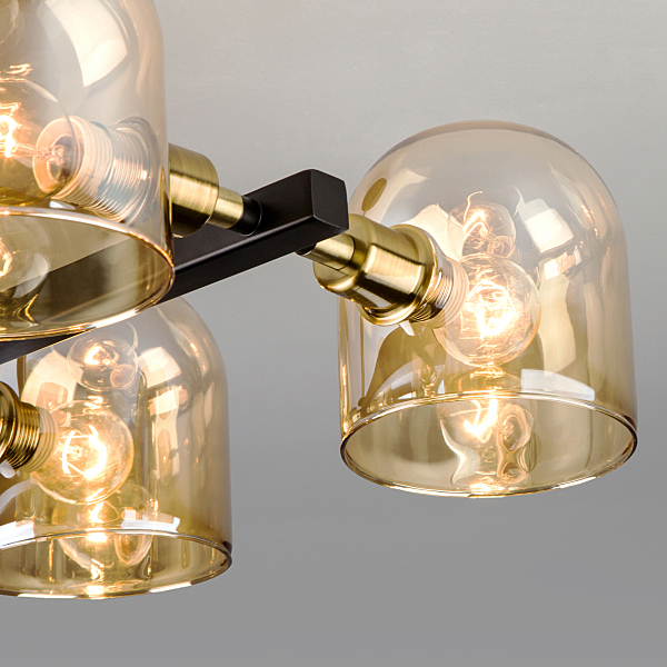 Потолочная люстра Wade 70103/6 бронза/черный