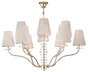 Подвесная люстра Armando Gold ARMANDO SP6+6 GOLD