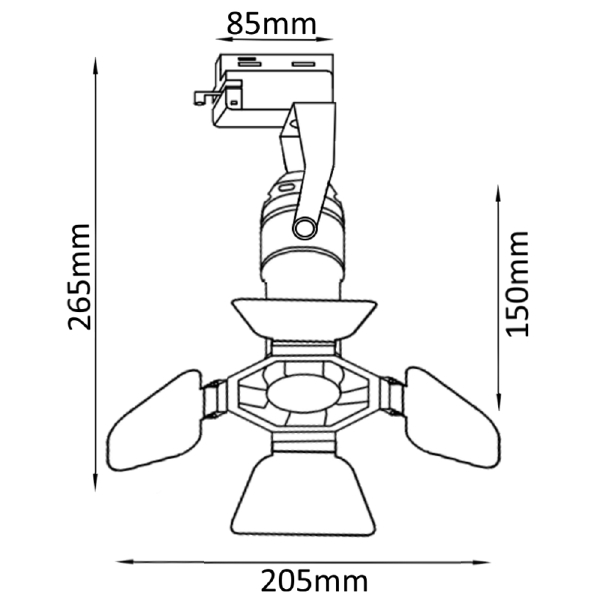 Трековый светильник Clt 0.11 CLT 0.31 003 WH