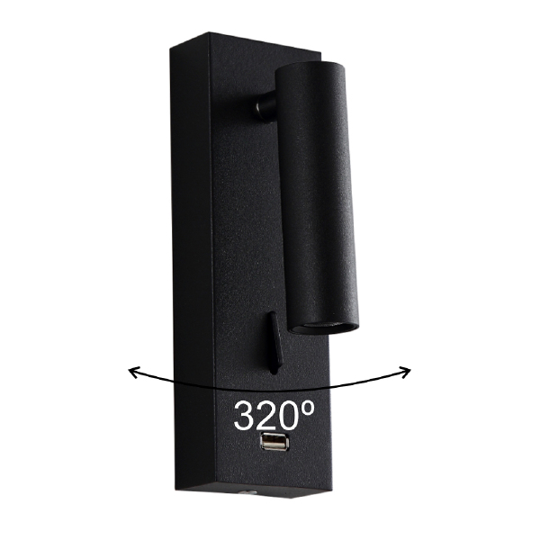 Светильник спот Clt 210 CLT 210W USB BL