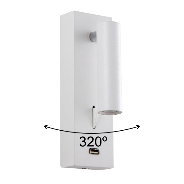 Светильник спот Clt 210 CLT 210W USB WH