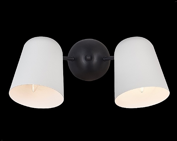 Настенное бра Enrique ENRIQUE AP2 BLACK/WHITE