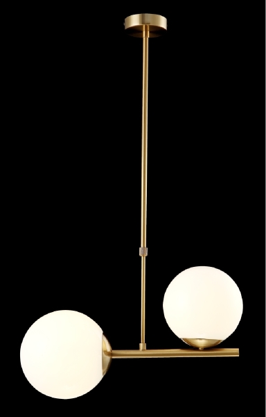Люстра на штанге Feliz FELIZ SP2 BRONZE/WHITE