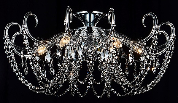 Потолочная люстра Imperia IMPERIA PL6 CHROME/SMOKE