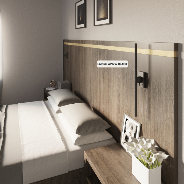 Настенное бра Largo LARGO AP12W BLACK