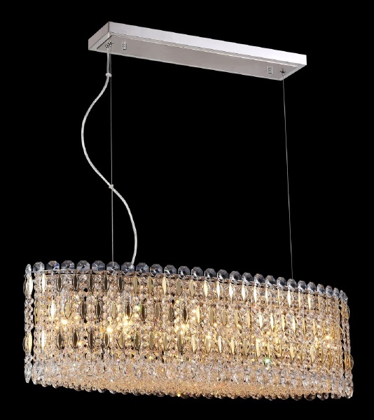 Подвесная люстра Lirica LIRICA SP10 L900 CHROME/GOLD-TRANSPARENT