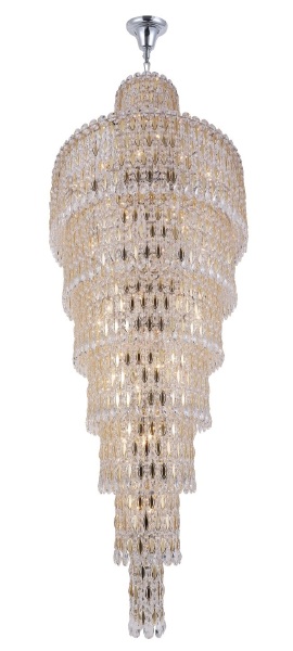 Люстра каскадная Lirica LIRICA SP40 D700 CHROME/GOLD-TRANSPARENT