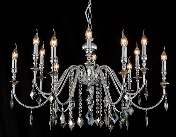 Подвесная люстра Mercedes MERCEDES SP6+6 CHROME/SMOKE