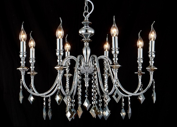 Подвесная люстра Mercedes MERCEDES SP8 CHROME/SMOKE