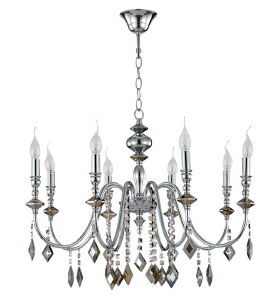 Подвесная люстра Mercedes MERCEDES SP8 CHROME/SMOKE