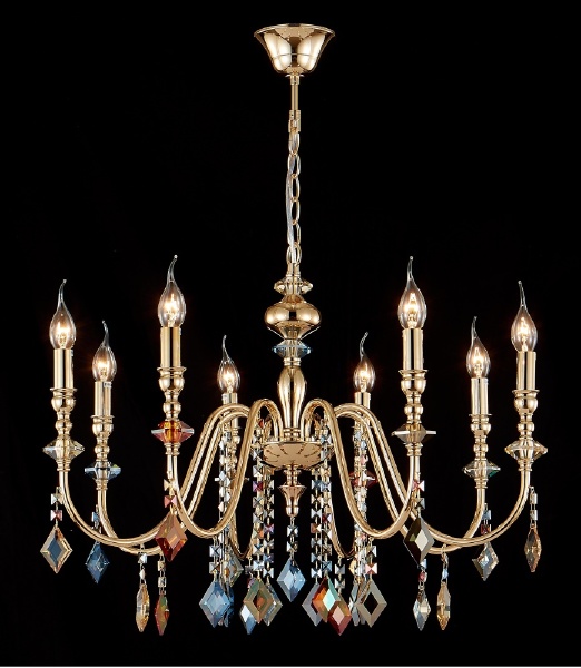 Подвесная люстра Mercedes MERCEDES SP8 GOLD/COLOR