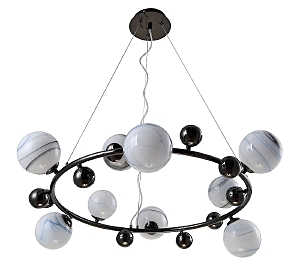 Подвесная люстра Salvadore SALVADORE SP9H BLACK CHROMIUM