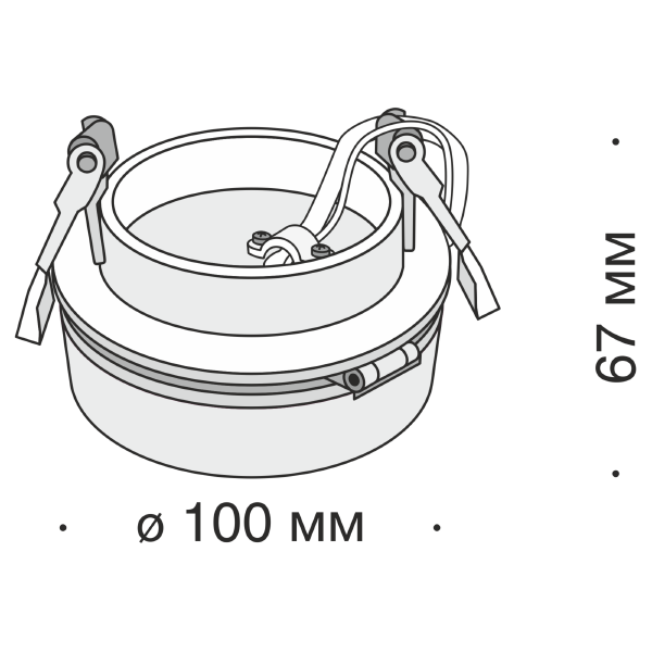 Встраиваемый светильник Magic DL2003-L12B4K