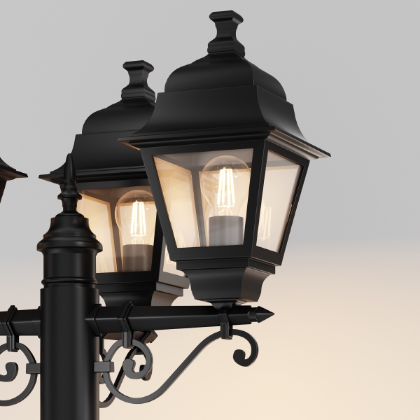 Столб фонарный уличный Abbey Road O003FL-03B