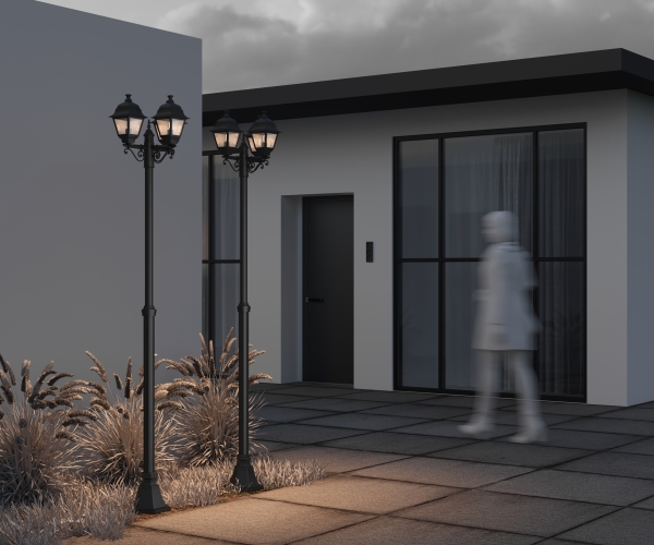 Столб фонарный уличный Abbey Road O003FL-03B