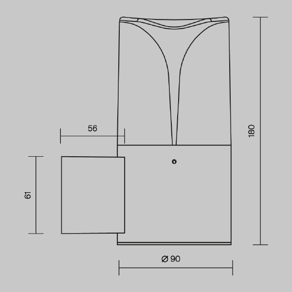 Настенное бра Piccadilly O016WL-01B