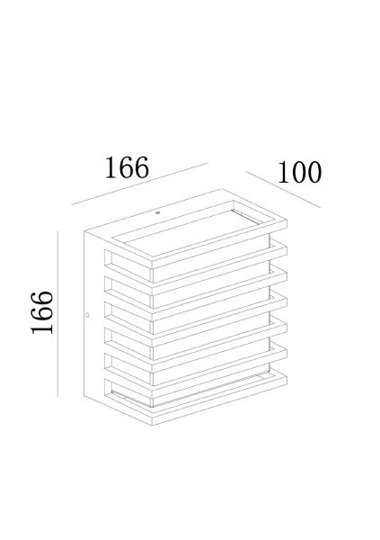 Уличный настенный светильник Downing Street O020WL-L10B4K