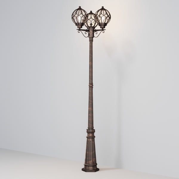 Столб фонарный уличный Via O023FL-03G