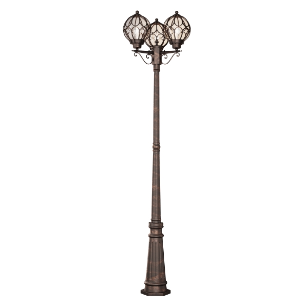 Столб фонарный уличный Via O023FL-03G