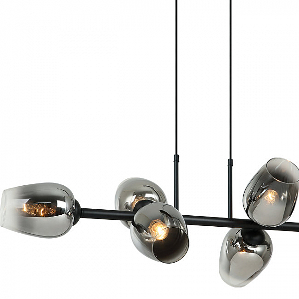 Подвесная люстра Меган 4036/6P-BK-CR