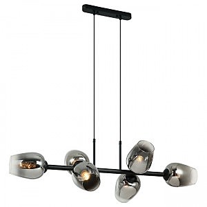 Подвесная люстра Меган 4036/6P-BK-CR