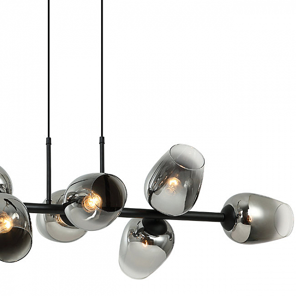 Подвесная люстра Меган 4036/8P-BK-CR