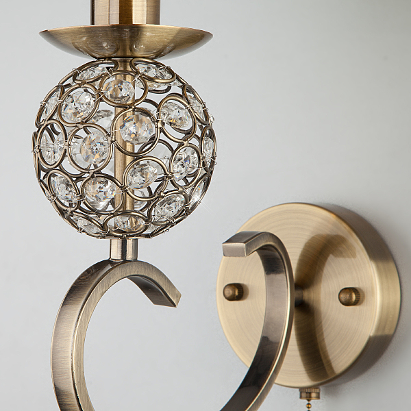 Настенное бра Tessa 60089/1 античная бронза