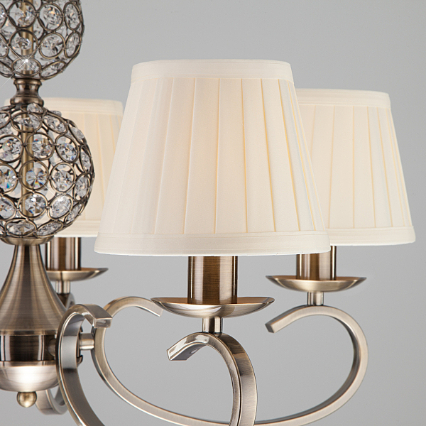 Подвесная люстра Tessa 60089/5 античная бронза